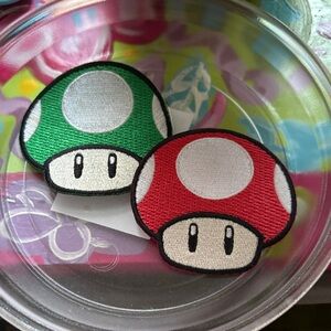 Nintendo Mushroom Patches